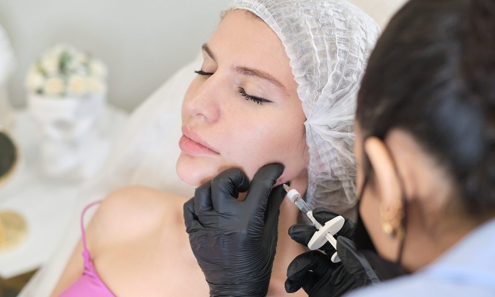 filler injection to solve dimpling