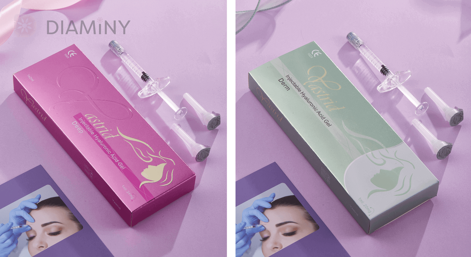 Diaminy dermal fillers