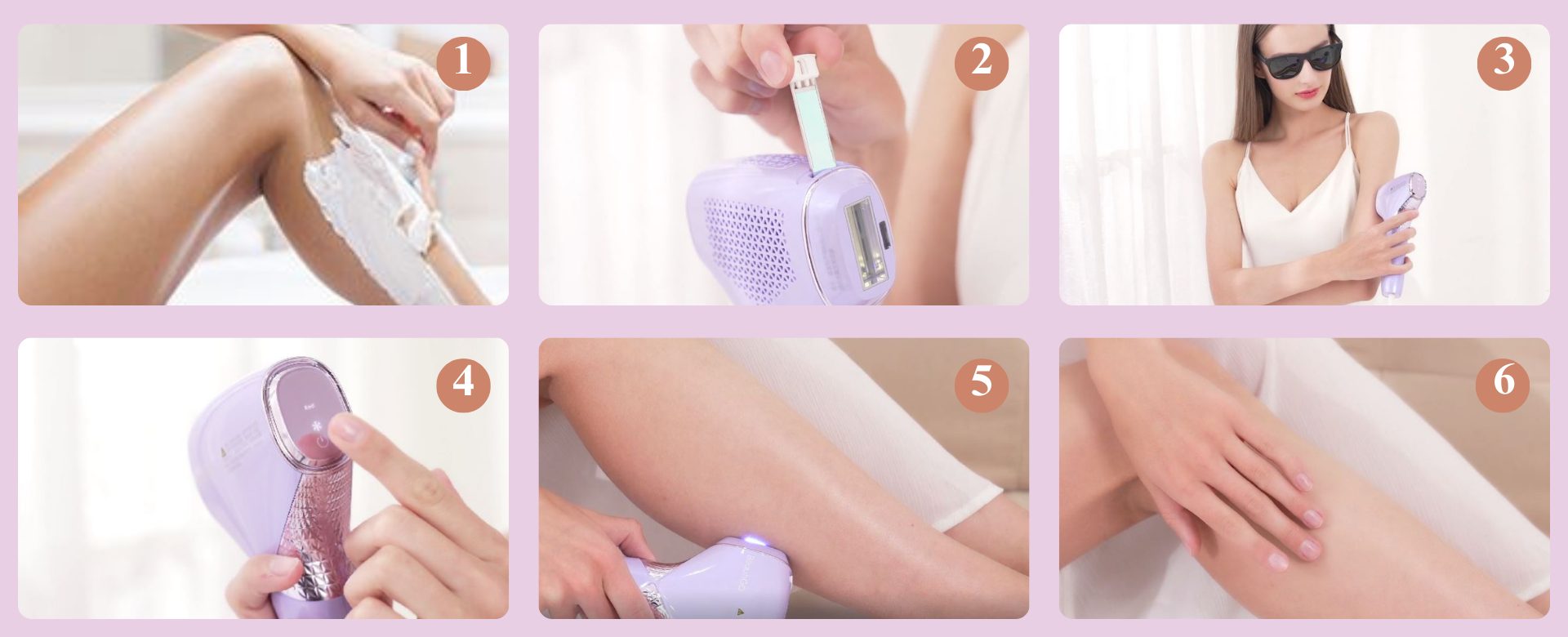 diaminy operation guide and precautions for ipl hair removal at home