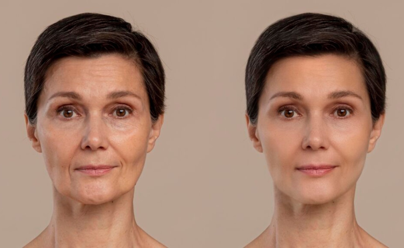 Radiofrequency Facial Before & After