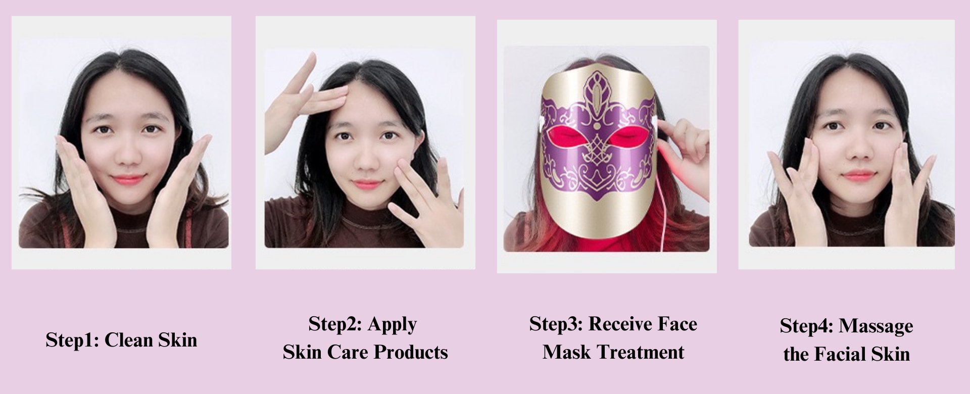 How to Use the LED Light Therapy Mask?