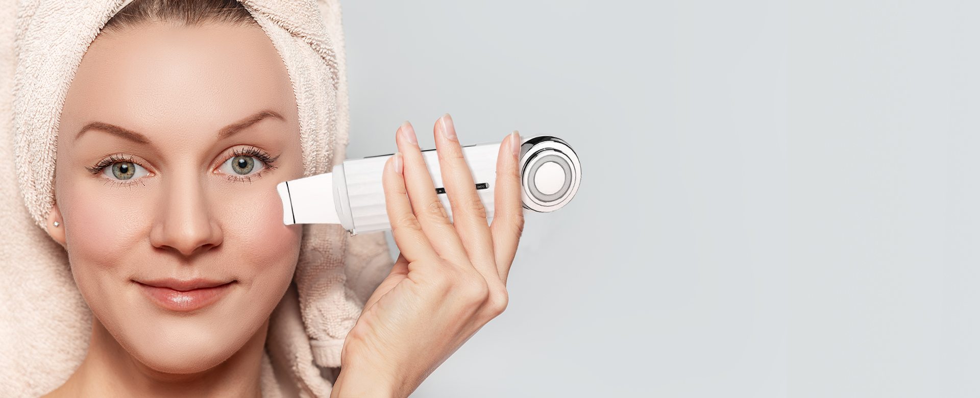 ultrasonic skin scrubber banner