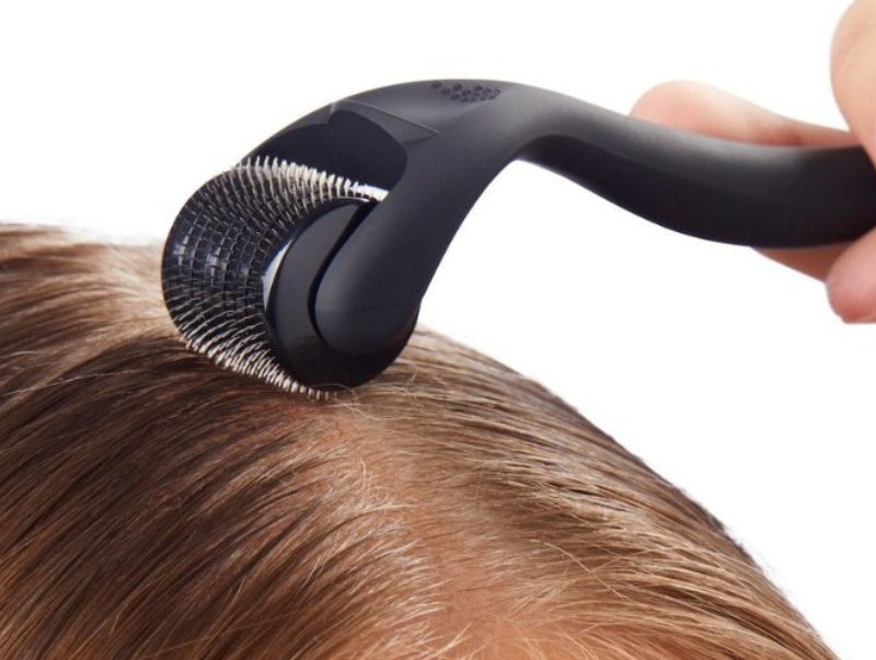 derma roller for grey hair