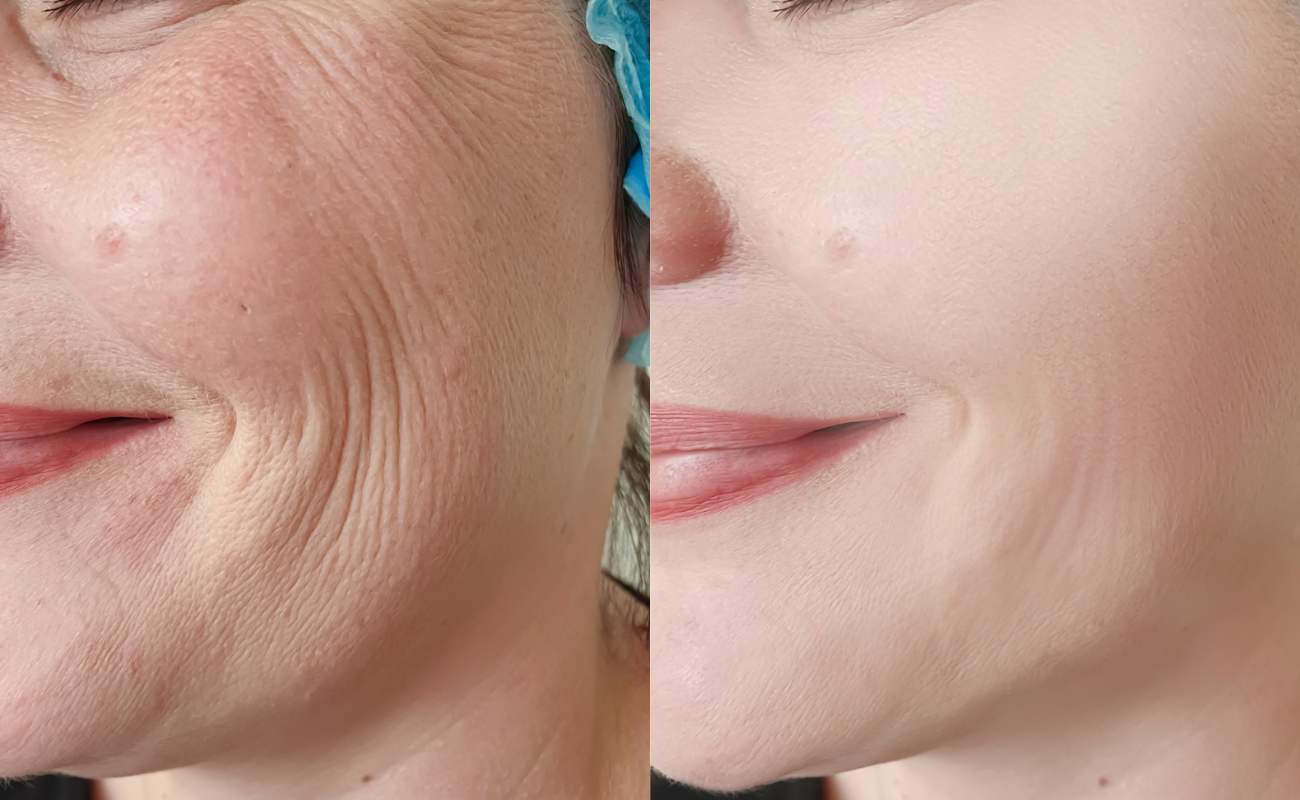 Before and after pictures of the eye